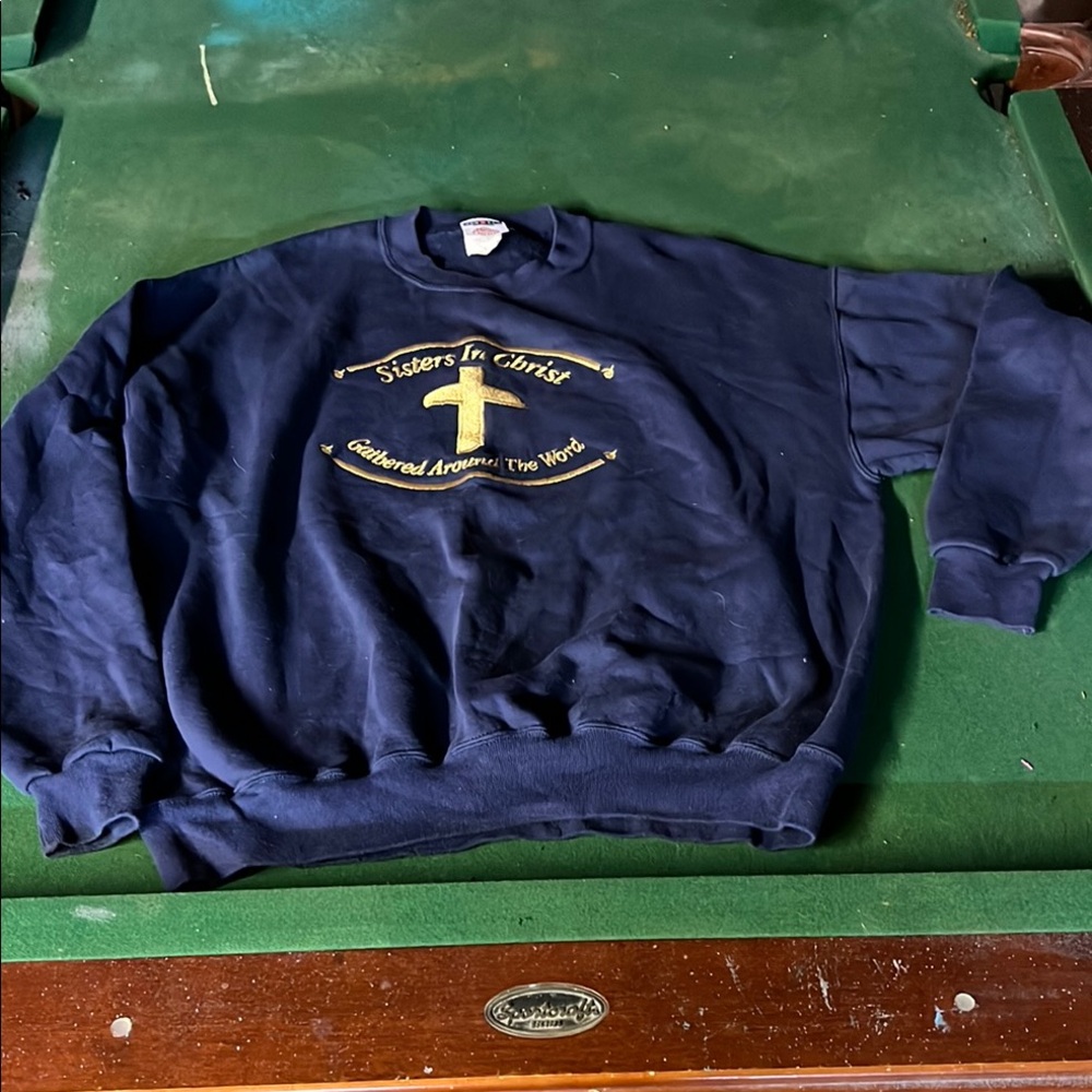 Sisters in Christ, Navy Blue Crewneck Sweater